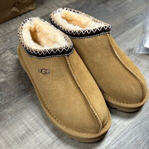 UGG Chestnut Suede Slip-Ons